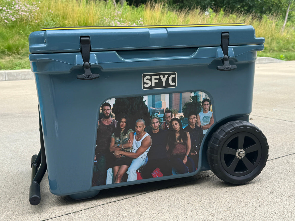 Custom YETI Cooler Front Insert Decal: Upload Your Art, See an Instant Proof