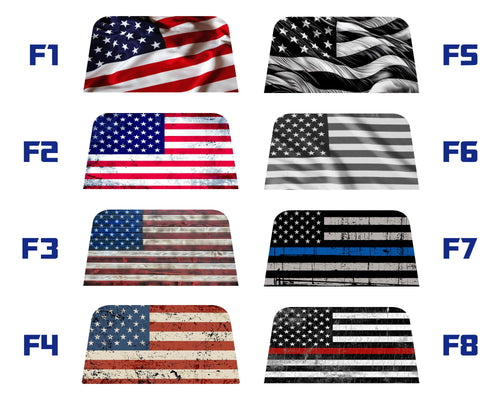 American Flag YETI Cooler Front Insert Decal: Pick Your Flag, See an Instant Proof