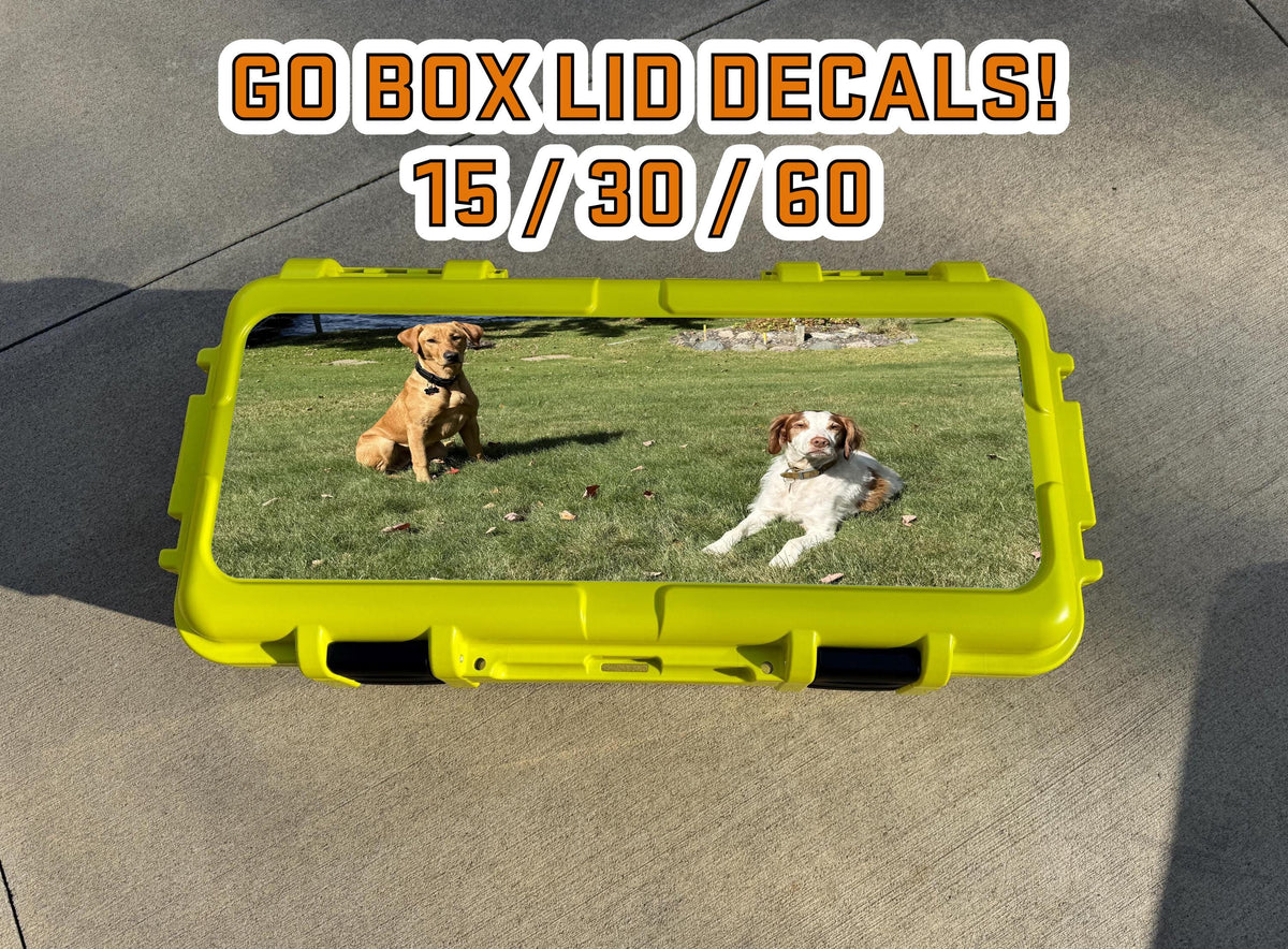 Custom YETI Go Box Lid Decal: Upload Your Art, See an Instant Proof
