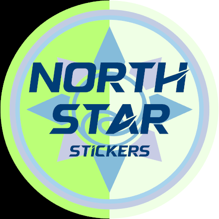 Glow in the dark Custom Die-Cut Vinyl Stickers – Instant AI Proofing
