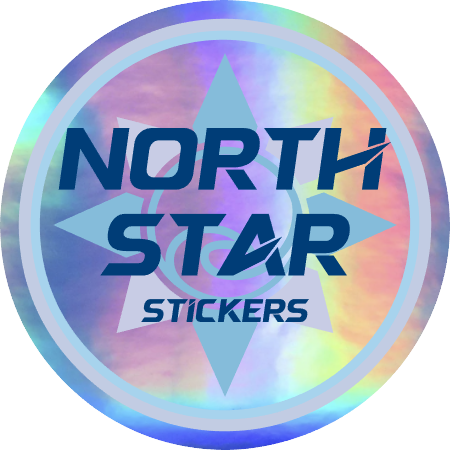 Holographic Custom Die-Cut Vinyl Stickers – Instant AI Proofing
